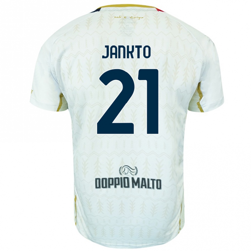 Women Football Jakub Jankto #21 White Away Jersey 2024/25 T-Shirt Nz