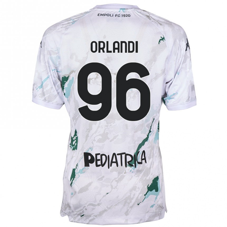 Women Football Andrea Orlandi #96 Grey Away Jersey 2024/25 T-Shirt Nz