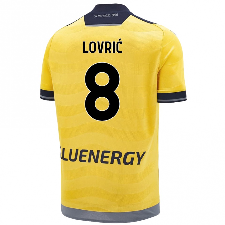 Women Football Sandi Lovrić #8 Golden Away Jersey 2024/25 T-Shirt Nz