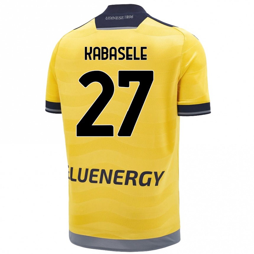 Women Football Christian Kabasele #27 Golden Away Jersey 2024/25 T-Shirt Nz