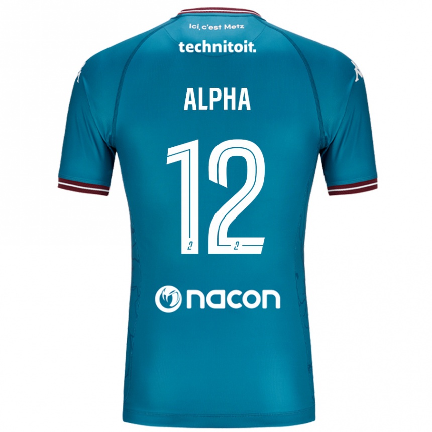 Women Football Alpha Touré #12 Bleu Petrole Away Jersey 2024/25 T-Shirt Nz